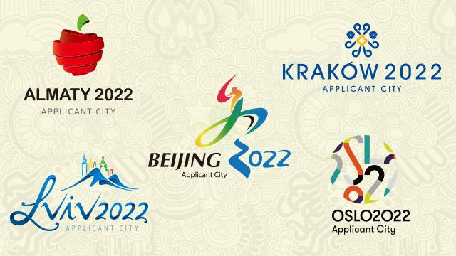 五城市申办2022年冬奥会标志欣赏